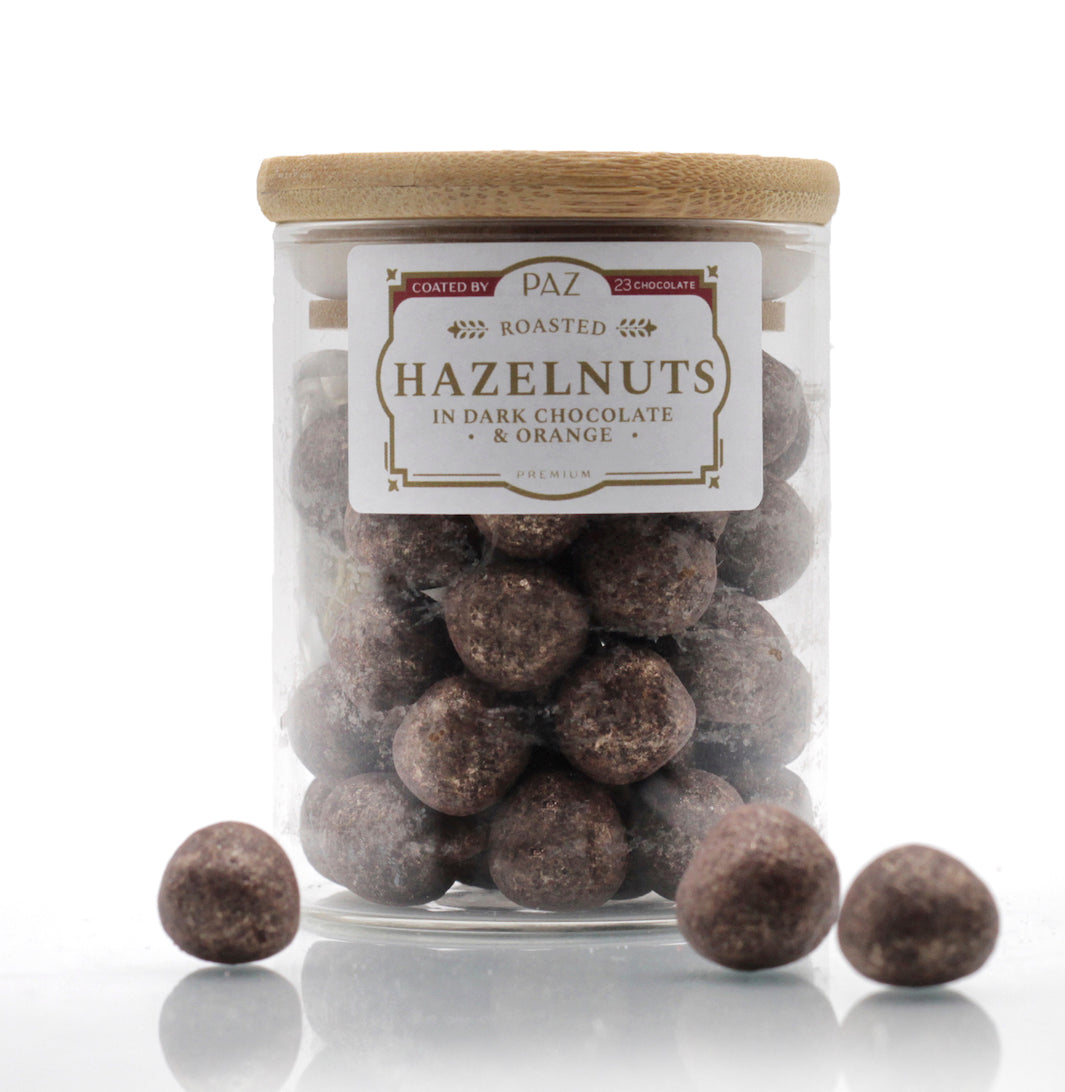 Hazelnuts in Dark Chocolate & Orange