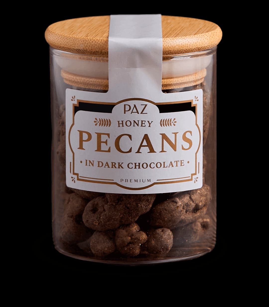 Paznuts glass jar packaging